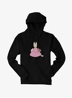 Marron Cream Pretty Pink Hoodie