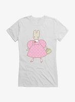 Marron Cream Fashionista Girls T-Shirt