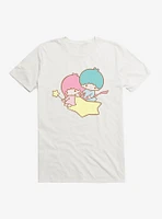 Little Twin Stars Flying Over T-Shirt