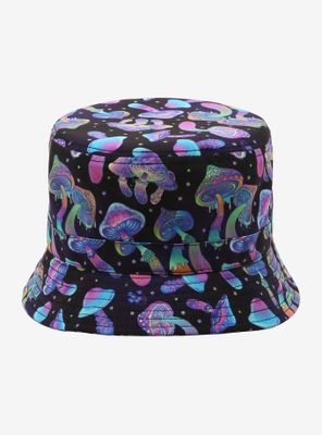 Purple Mushroom Bucket Hat