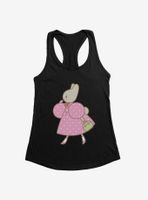 Marron Cream Taking A Stroll Womens Tank Top