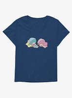 Little Twin Stars Bed Time Girls T-Shirt Plus