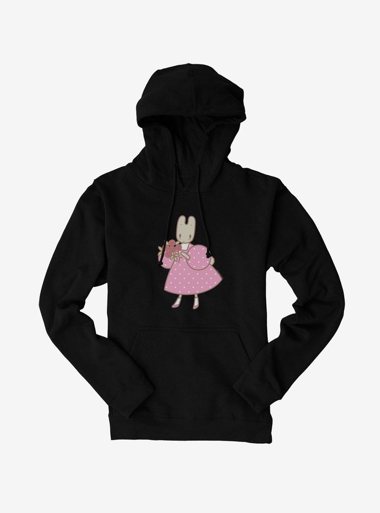 Marron Cream Red Roses Hoodie