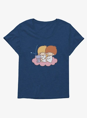 Little Twin Stars Cloud Ride Girls T-Shirt Plus