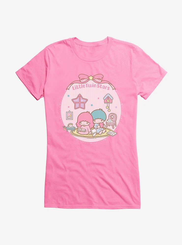 Little Twin Stars Cozy Home Girls T-Shirt