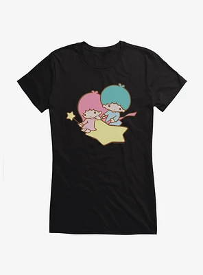 Little Twin Stars Flying Over Girls T-Shirt