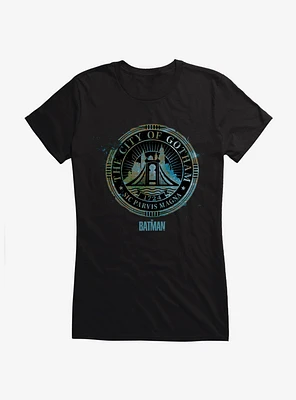 DC Comics The Batman Gotham City Seal Girls T-Shirt