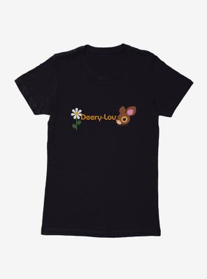 Deery-Lou Flower Logo Womens T-Shirt