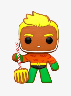 Funko DC Super Heroes Pop! Heroes Gingerbread Aquaman Vinyl Figure