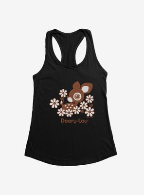 Deery-Lou Floral Design Womens Tank Top