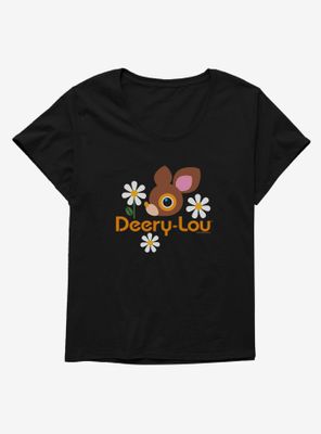 Deery-Lou Cheerful Icon Womens T-Shirt Plus