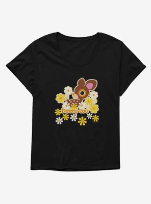 Deery-Lou Floral Energy Womens T-Shirt Plus