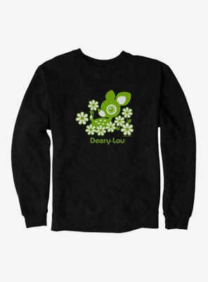 Deery-Lou Floral Green Design Sweatshirt