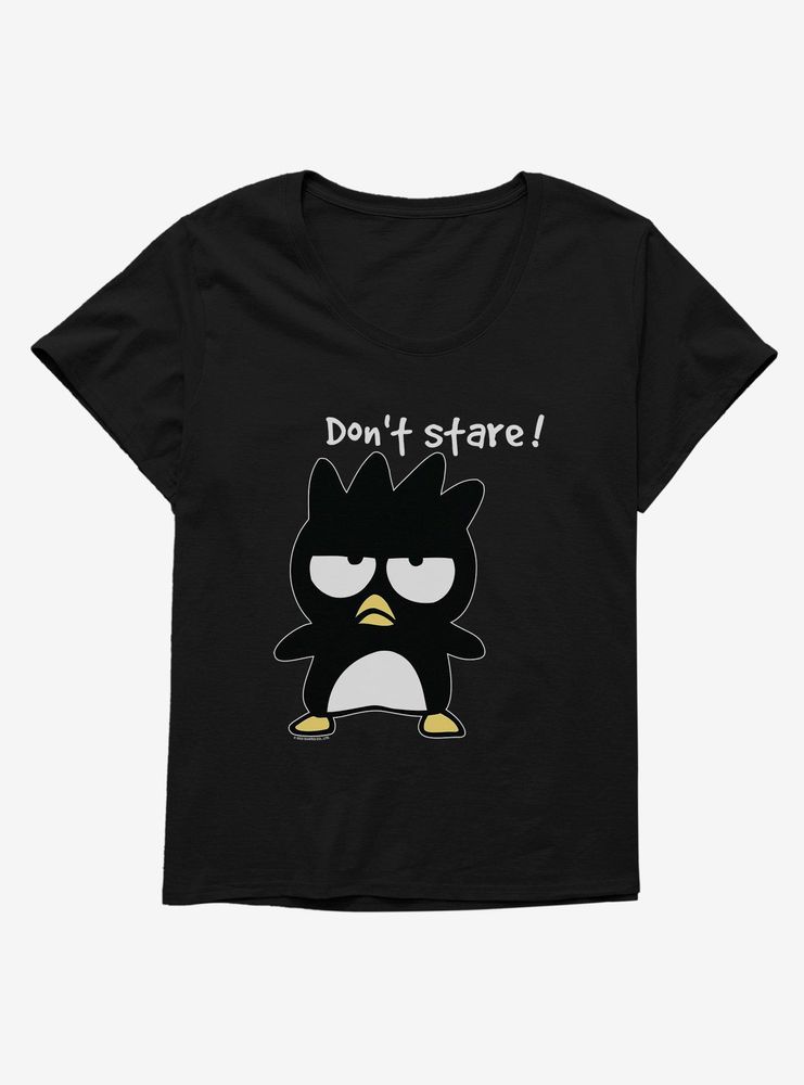 Badtz Maru Don?t Stare Womens T-Shirt Plus