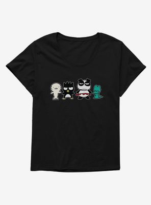 Badtz Maru With Pandaba, HanaMaru, & Pochi Womens T-Shirt Plus