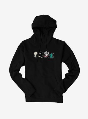 Badtz Maru With Pandaba, HanaMaru, Pochi March Hoodie