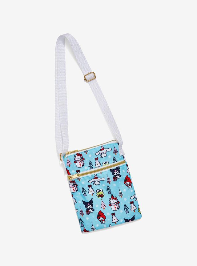 Hot Topic Loungefly Disney Bambi Friends & Flowers Passport Crossbody Bag