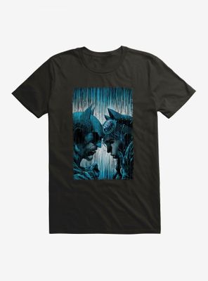 DC Comics Batman And Catwoman Rain T-Shirt