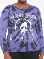 Ghost Face Tie-Dye Girls Sweatshirt Plus