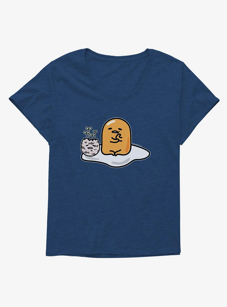 Gudetama Planted Girls T-Shirt Plus