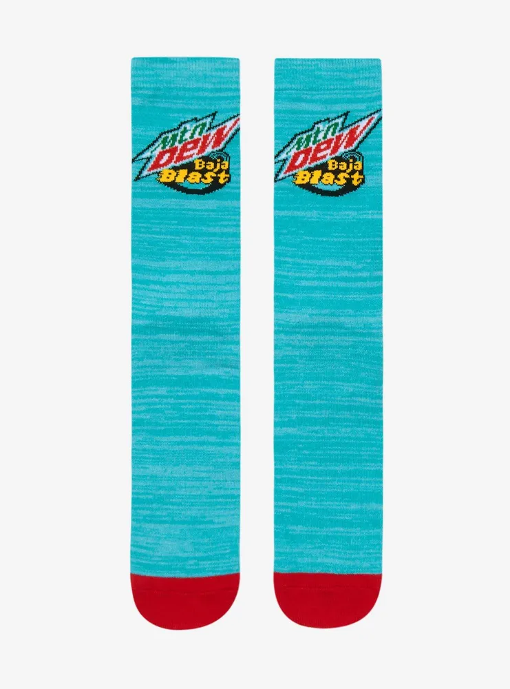 Mountain Dew Baja Blast Crew Socks