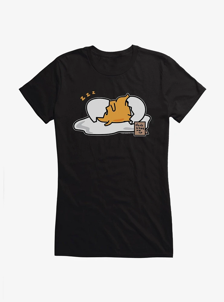 Gudetama Don't Wake Me Up Girls T-Shirt