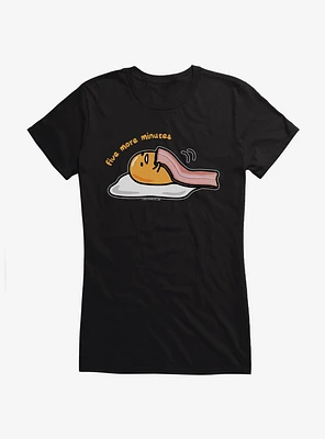 Gudetama Five More Minutes Girls T-Shirt