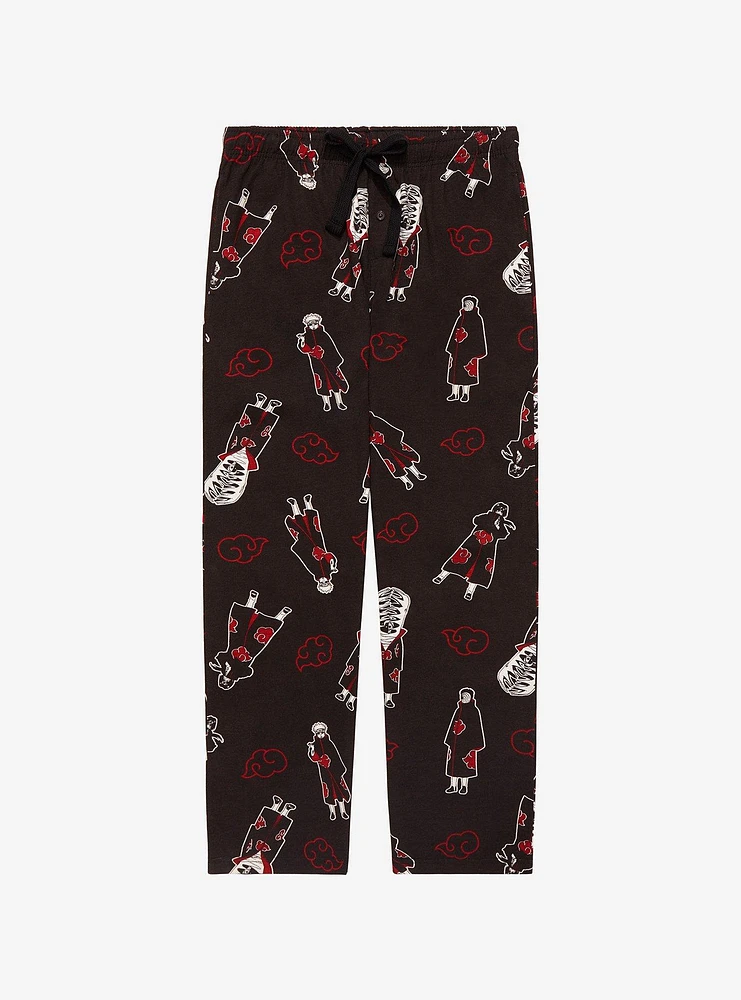 Naruto Shippuden Akatsuki Allover Print Sleep Pants - BoxLunch Exclusive