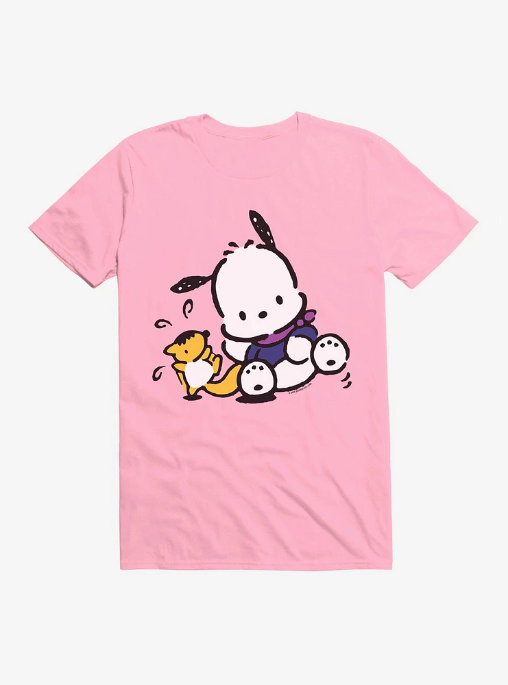 Pochacco Playing With Mon-Mon T-Shirt