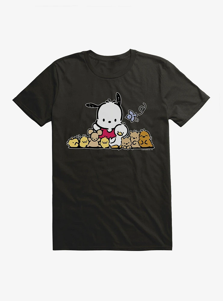 Pochacco Outdoor Fun With Friends T-Shirt