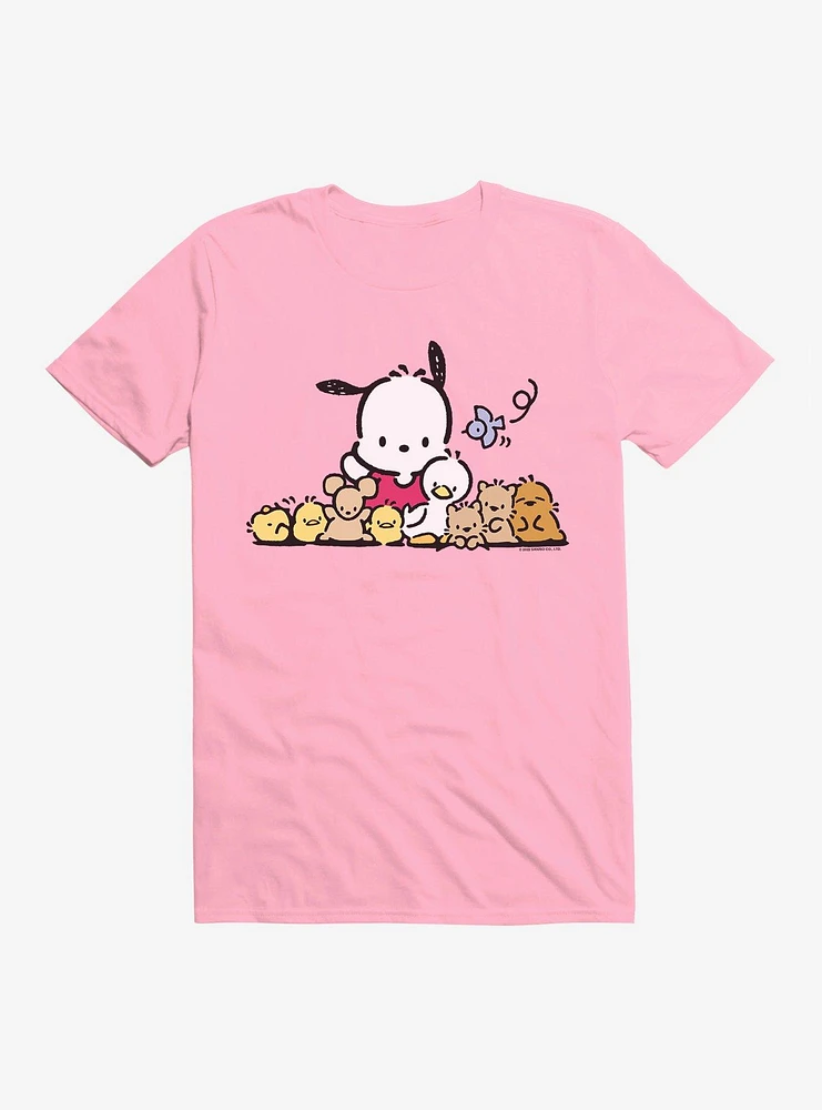 Pochacco Outdoor Fun With Friends T-Shirt