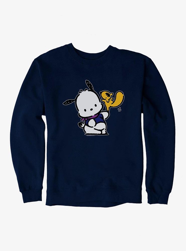 Pochacco Dancing With Mon-Mon Sweatshirt