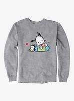 Pochacco Swimming & Good Vibes Sweatshirt