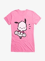 Pochacco Big Jump Girls T-Shirt