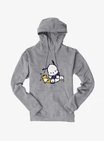 Pochacco Playing With Mon-Mon Hoodie