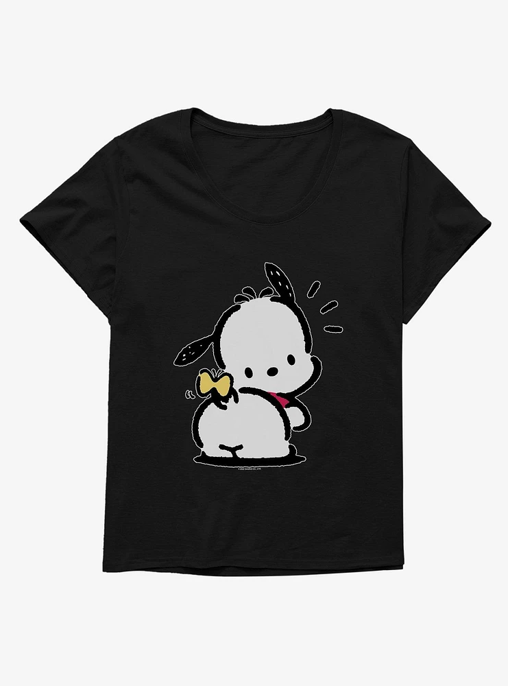 Pochacco Butterfly Bop Girls T-Shirt Plus