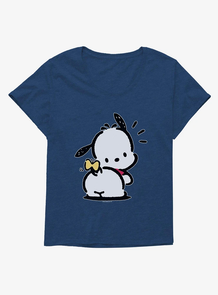 Pochacco Butterfly Bop Girls T-Shirt Plus