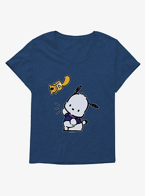 Pochacco Flying Mon-Mon Girls T-Shirt Plus