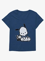 Pochacco Friend Hugs Girls T-Shirt Plus