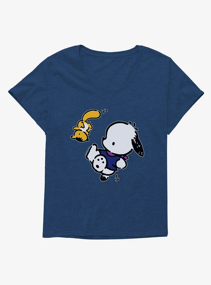 Pochacco Hanging Out With Mon-Mon Girls T-Shirt Plus