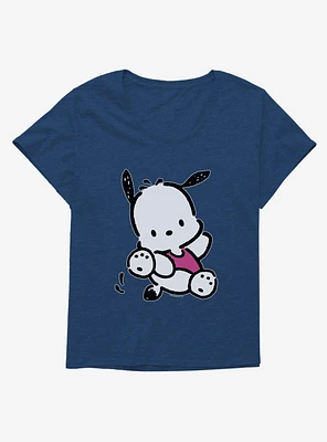 Pochacco Here For Fun Leaps Girls T-Shirt Plus