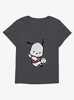 Pochacco Kicking It Girls T-Shirt Plus