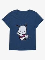 Pochacco Kicking It Girls T-Shirt Plus