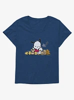 Pochacco Outdoor Fun With Friends Girls T-Shirt Plus