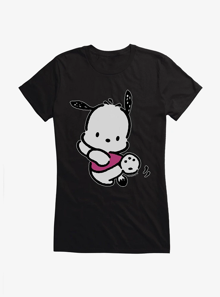 Pochacco Kicking It Girls T-Shirt