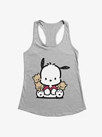 Pochacco Sitting With Friends Girls Tank