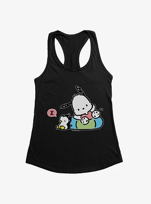 Pochacco Swimming & Good Vibes Girls Tank