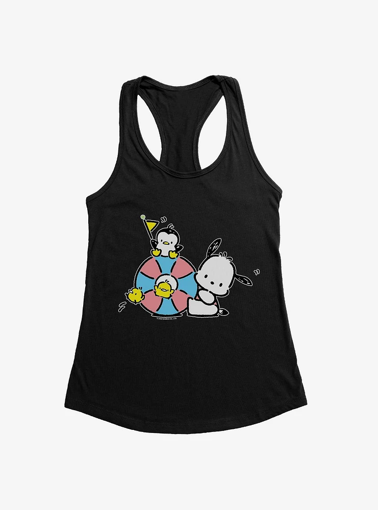 Pochacco Swimming Party Girls Tank