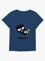 Badtz Maru Laying Floating Girls T-Shirt Plus