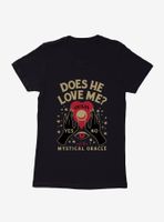 Ouija Game Does He Love Me Womens T-Shirt